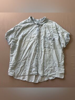 Vintage Ecothreads Billowy Oversized Button Up Shirt
